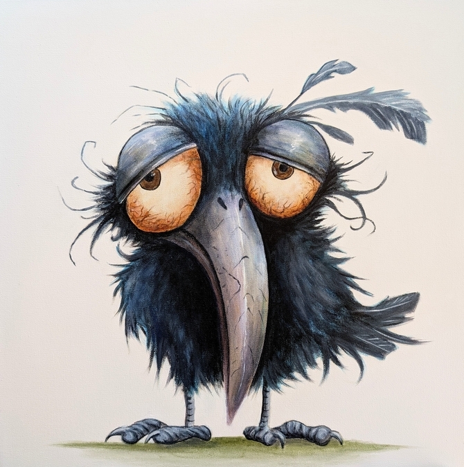 Frazzled Crow