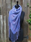 Periwinkle Blue Infinity Scarf - SOLD